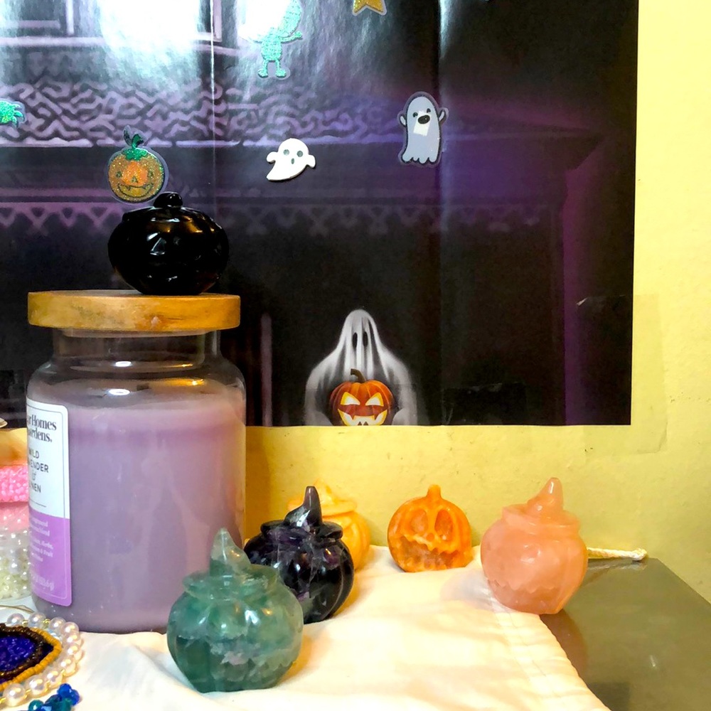 Hand crafted Crystal Pumpkins